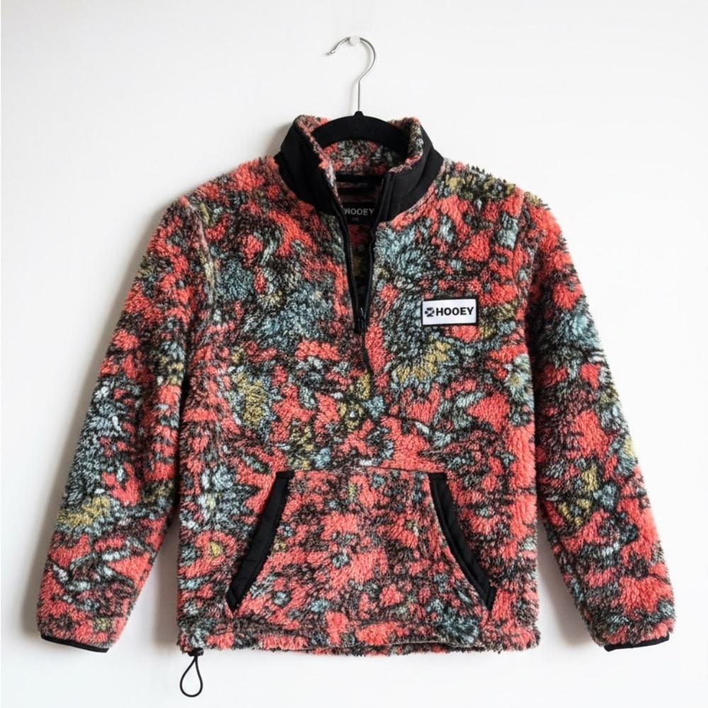 Hooey‎ Kids' Colorful Sherpa Fleece Pullover XS